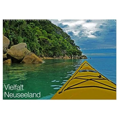 Abbildung von Vielfalt Neuseeland (Wandkalender 2025 DIN A2 quer), CALVENDO Monatskalender