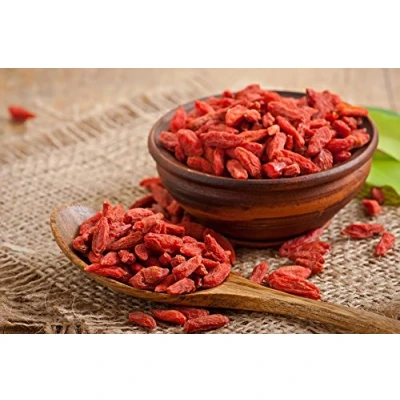 Abbildung von 100 g Goji Beeren getrocknet rückstandsgeprüft
