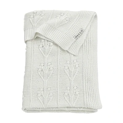 Abbildung von Meyco Baby Babydecke Romantic Flower Offwhite 75x100cm Einzelpackung