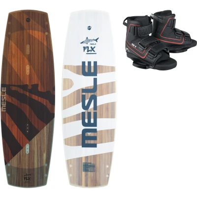 Abbildung von Wakeboard Set FLX 132 cm mit Fuse Bindung Seilbahn Flexboard Kinder