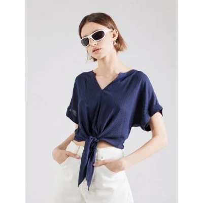 Abbildung von Vero Moda Kurzarmbluse GABBI (1 tlg) Drapiert/gerafft