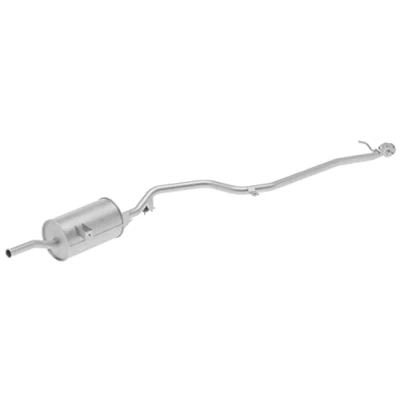 Abbildung von HELLA 8LD 366 029 601 Endschalldämpfer hinten mit Anbauteilen HYUNDAI: Pony Schrägheck