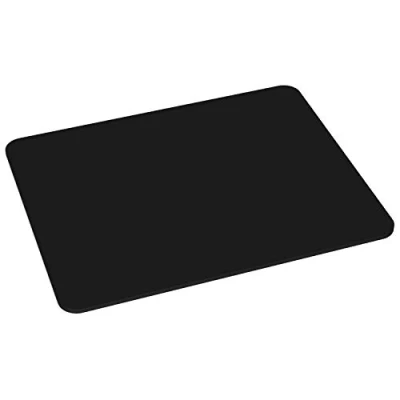 Abbildung von PEDEA Gaming und Office Mauspad 220 x 180 mm mit vernähten Rändern rutschfester Unterseite, schwarz