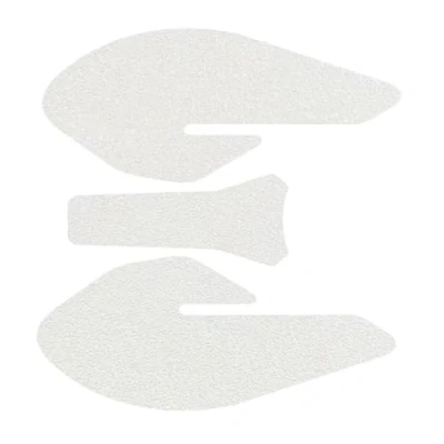 Abbildung von DFFMQSJ 2024 Neue seitliche Tankschutzaufkleber für Motorräder, weiß, transparente Farbe, Rutschfester Gas Kniegriff, Traktionspad, Tankpad, kompatibel mit Triumph Street Triple 765 RS R 2019