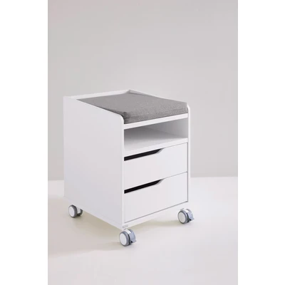Abbildung von PAIDI Container &quot;Diego Rollcontainer&quot;, mit zwei Schubladen und Ablage als Sitzfläche geeignet