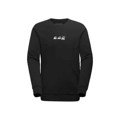Abbildung von Mammut Herren Mammutcore Ml Crew Neck Mens Playground Midlayer, Schwarz, S EU