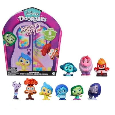 Abbildung von Disney Doorables Alles Steht Kopf 2 Collection Peek, 9 Exklusive 3,8 cm große Sammelfiguren, Kinderspielzeug ab 5 Jahren von Just Play
