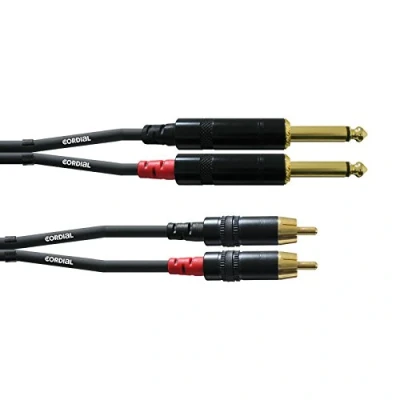 Abbildung von CORDIAL Kabel AUDIO doppelt Jack mono/Rca 3 m Essentials