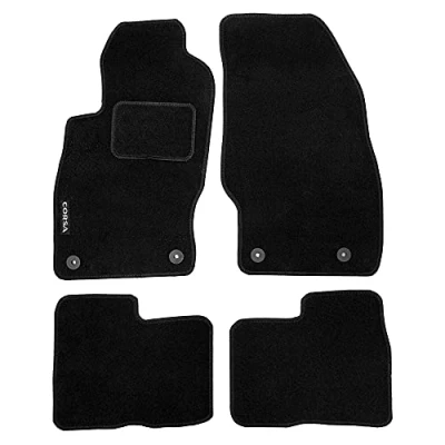Abbildung von Rebeca Shop Fußmatten Auto aus Teppich mit 4 Clip Kit