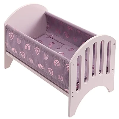Abbildung von howa Puppenbett rainbow, aus Holz