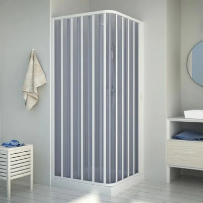 Abbildung von Forte Duschkabine in PVC 90x90 cm H185 mod. Energy Seitlich