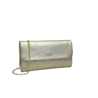 Abbildung von COLLEZIONE ALESSANDRO Clutch &quot;Eleganz&quot;, aus Leder, mit separaten Fächern