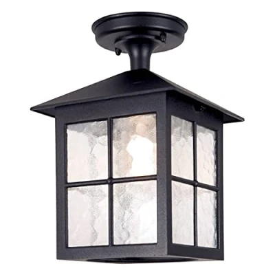 Abbildung von Elstead Lighting BL18A BLACK Deckenleuchte Winchester 1xE27 H:28 Ø:18,5