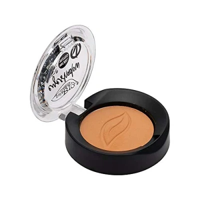 Abbildung von PUROBIO Compact Cheeky Coral Marmoriertes Blusher Für Den Perfekten Glow Multitonales Puder Farbe Apricot Cheek Heat Gel formel Wasserbasierte Farbpigmente Glossyglänzendes Finish Rose Flash