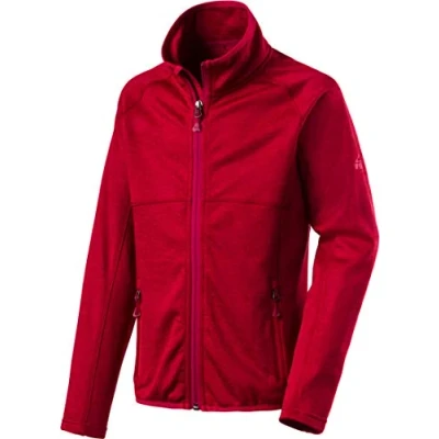 Abbildung von McKINLEY Mädchen Luca Fleecejacke Jacke, Melange/Red Wine, 110