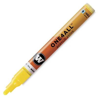 Abbildung von Molotow Permanentmarker One4All 227 HS nachfüllbar 4mm zinkgelb