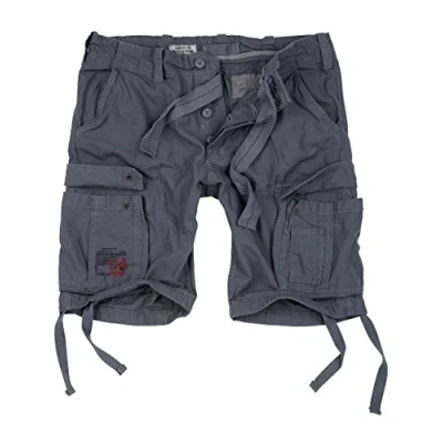 Abbildung von Surplus Raw Vintage Airborne Herren Cargo Shorts, grau, XL