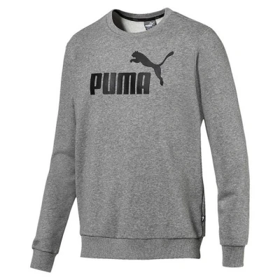 Abbildung von Puma LOGO CREW Sweatshirt, Herren, Größe: 3XL, Medium gray heather