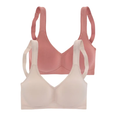 Abbildung von Lascana 2 PACK Bustier, Damen, Größe: 75E, Terra + puder