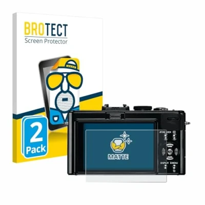 Abbildung von BROTECT Entspiegelungs Schutzfolie für Leica D Lux 5 (2 Stück) Matte Displayschutz Folie, Anti Reflex, Fingerprint