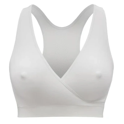 Abbildung von Medela Keep Cool Schlaf Bustier Nahtloses Schwangerschafts und Still aus Soft Touch Material mit Atmungszone auf dem gesamten Rücken, 101045331, XXL, Weiß