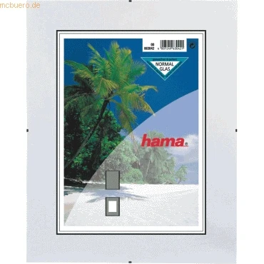 Abbildung von Hama Rahmenloser Bildhalter Clip Fix, 50 x 60 cm, Normal