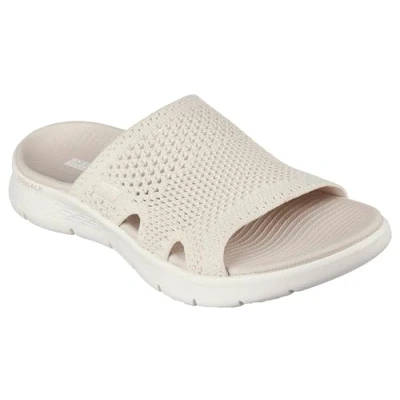 Abbildung von Skechers GO WALK FLEX Hausschuh natural, Damen, Größe: 37, Natural Schuhe