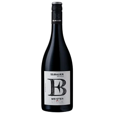Abbildung von Emil Bauer „Meisterstück“ Cuvée, Trockener Rotwein aus der Pfalz (1 x 0.75l)