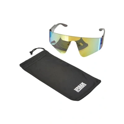 Abbildung von Urban Classics Unisex TB6561 Sunglasses Banff Sonnenbrille, Black/Rainbow, one Size
