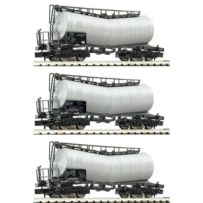 Abbildung von Fleischmann 846007 N 3er Set Knickkesselwagen der ATIR Rail