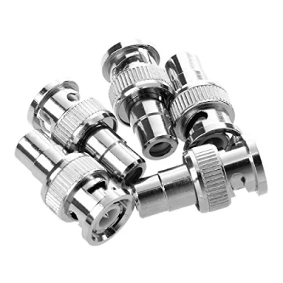Abbildung von TAMOSH 5 Stueck BNC Stecker auf Cinch Buchse RF Koaxial Verbinder Fuer CCTV Video