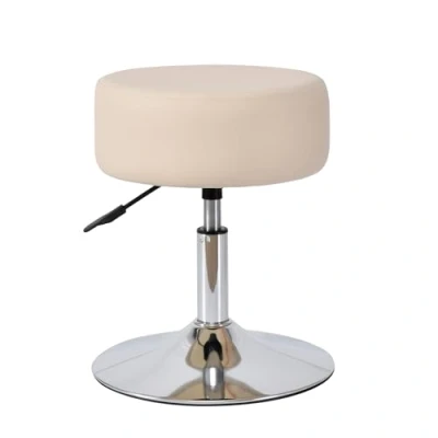 Abbildung von Duhome Hocker, Drehhocker Sitzhocker Rund Rollhocker Schminkhocker Höhenverstellbar
