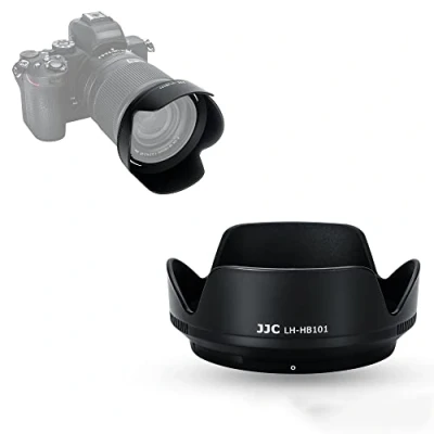 Abbildung von JJC HB 101 Gegenlichtblende, Ersetzt Nikon Streulichtblende für NIKKOR Z DX 18 140mm f/3.5 6.3 VR Objektiv Sonnenblende bei Z50 Zfc DSLR Kamera Fotofotografie