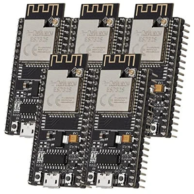 Abbildung von AZDelivery 5 x NodeMCU ESP32 S Kit Bluetooth Audio BLE MCU Module Development Wifi Board mit 2,4 GHz WLAN Dual Core CPU Prozessor integrierter 2 in 1 Mikrocontroller inklusive E Book