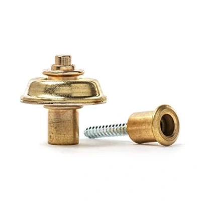 Abbildung von Jim Dunlop Straplock Set (Messing), Flush