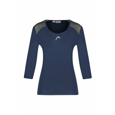 Abbildung von Head Tennis CLUB 22 TECH 3/4 Langarmshirt marine, Damen, Größe: Small, Marine