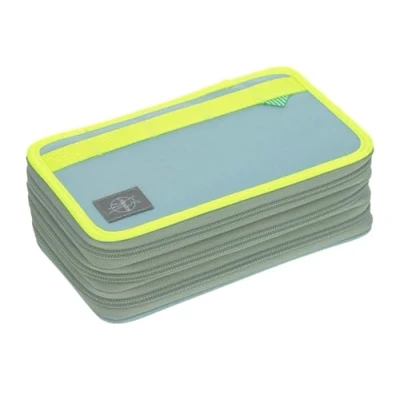 Abbildung von LÄSSIG Federmäppchen befüllt 20 teilig / School Triple Pencil Case Unique Gelb