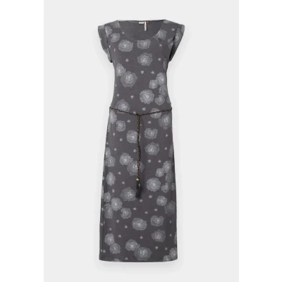 Abbildung von Ragwear TAGG MIDI Jerseykleid, Damen, Größe: XS, Dark grey