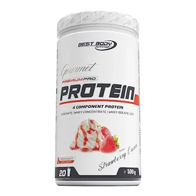Abbildung von Gourmet Premium Pro Protein Strawberry Cream 500 g Dose