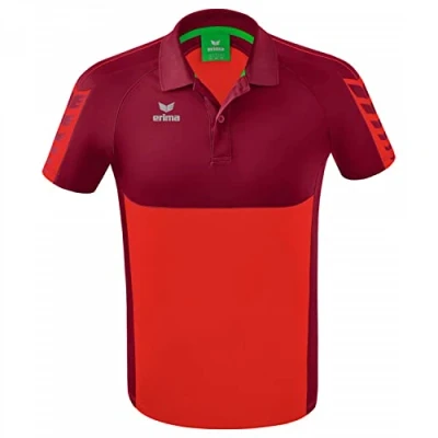 Abbildung von Erima Herren Six Wings Sport Polohemd, rot/bordeaux, L