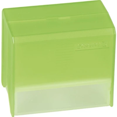 Abbildung von Brunnen 102058252 Karteikasten / Karteibox (Styrolux, A8, gefüllt mit 100 linierten Karteikarten und A Z Register) grün