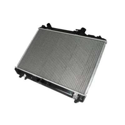 Abbildung von THERMOTEC D78003TT Kühler, Motorkühlung Kunststoff für Fahrzeuge mit/ohne Klimaanlage 350 550 17 Schaltgetriebe Kühlrippen gelötet
