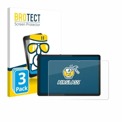 Abbildung von BROTECT Schutzglas für Lenovo Tab M11 (3 Stück) Schutzfolie Panzer Folie Glas [Extrem Kratzfest 9H, Anti Fingerprint, Ultra Transparent]