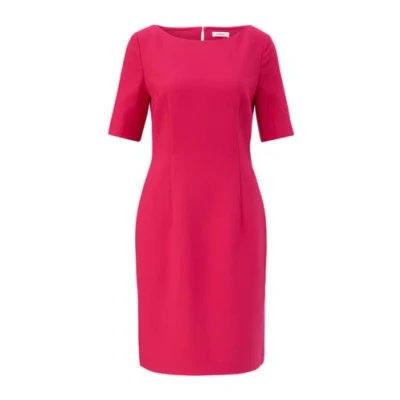 Abbildung von s.Oliver Black Label MIT Ubootausschnitt Freizeitkleid, Damen, Größe: 38, Pink