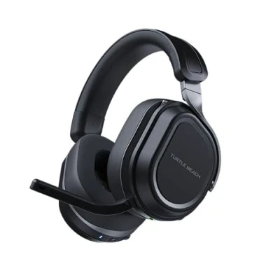 Abbildung von Turtle Beach Stealth 700 Kabelloses Multiplattform Headset für PS5, PS4, PC und Mobilgeräte 60 mm Lautsprecher, Noise Cancelling Mikrofon, Bluetooth, 80h Akku, Schwarz