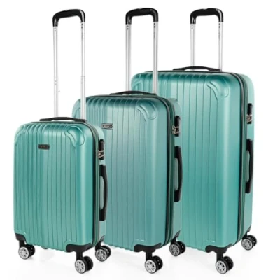 Abbildung von ITACA Gepäck Sets, Reisekoffer, Reisekoffer Set, Kofferset, Hartschalenkoffer, Trolley Luggage Große Auswahl an Koffer &amp; Trolleys für Jede Reise! T71500, Aquamarine