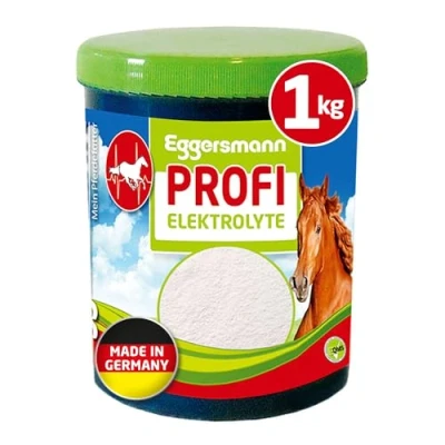 Abbildung von Eggersmann Mein Pferdefutter Profi Elektrolyte 1 kg Ergänzungsfuttermittel für Pferde Konzentrat zum Ausgleich von Nährsalzverlusten durch Schwitzen Ideal Intensive Trainingsphasen