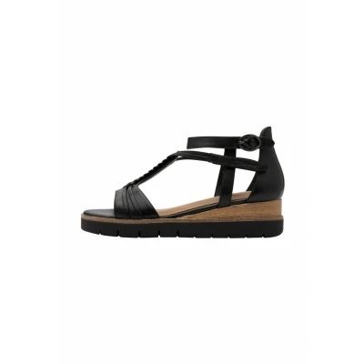 Abbildung von Tamaris Plateausandalette, Damen, Größe: 40, Black Schuhe