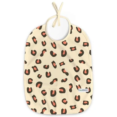 Abbildung von Nombear ® Ärmelloses Lätzchen für Baby Wasserdichte 6 12 Monate Babygeführtes Abstillen, Ärmellose Babylätzchen, Abwaschbar Lätzchen, Essenslätzchen, Bibs, 1 Pack