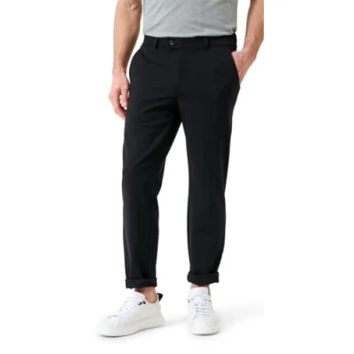Abbildung von Eurex by Brax Herren Thilo Jersey Chino Hose, Schwarz, 36W / 30L